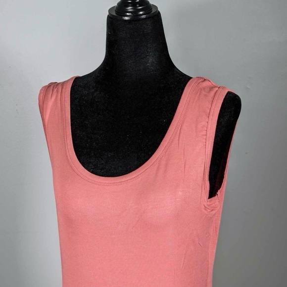 NWT - Urban Diction | Dusty Cedar Sleeveless Empire-Waist Dress  - M - Picture 7 of 8